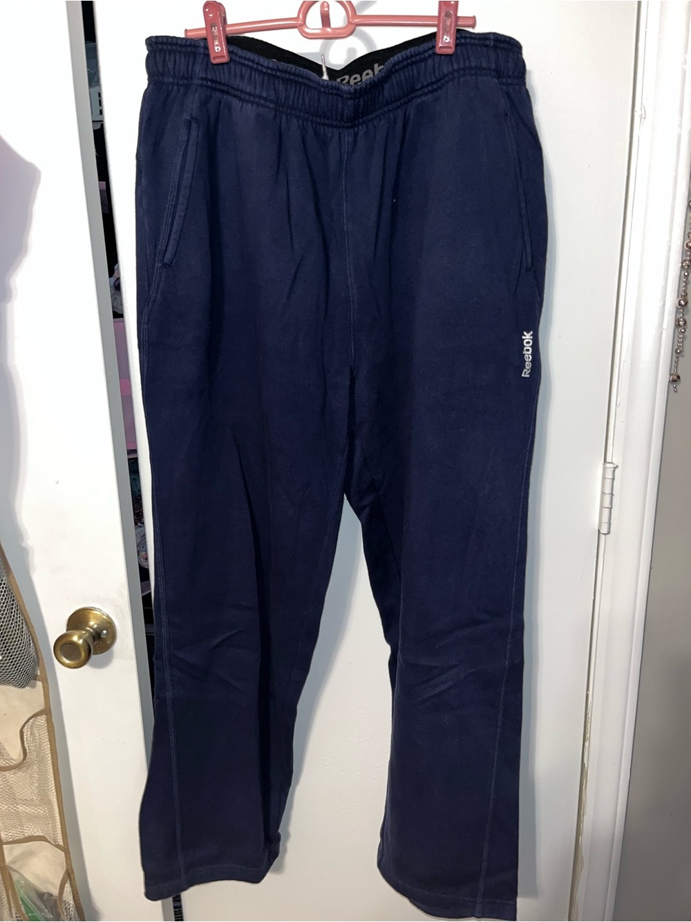 Reebok Unisex Navy Athletic Sweatpants